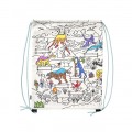 Eat Sleep Doodle's Dinosaur Colour in backpack