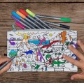 Eat Sleep Doodle's Dinosaur Colour in Pencil case