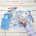 Eat Sleep Doodle's Place Mat To Go World Map