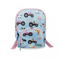 Mini Tractor Backpack - Blue and Pink