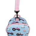 Mini Tractor Backpack - Blue and Pink