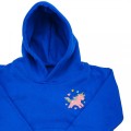 Organic Kids Unicorn Hoodie - Blush Pink Embroidery