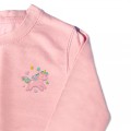 Girls Unicorn Jumper - Blush Pink Embroidery
