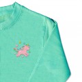 Girls Unicorn Jumper - Blush Pink Embroidery