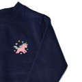 Girls Unicorn Jumper - Blush Pink Embroidery