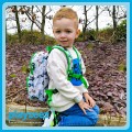 Boys Green Tractor Backpack