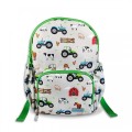 Boys Green Tractor Backpack