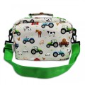 Boys Green Tractor Lunch Box