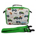 Boys Green Tractor Lunch Box