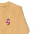 Girls Dinosaur Jumper - Bright Pink Embroidery