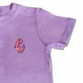 Baby Girls Dinosaur T-Shirt - Pink Embroidery