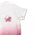 Baby Girls Unicorn T Shirt - Bright Pink Embroidery