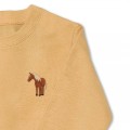 Kids Standing Horse Jumper - Brown Embroidery