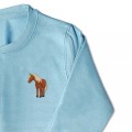 Kids Standing Horse Jumper - Brown Embroidery