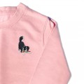 Crouching Border Collie Jumper - Black Embroidery