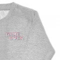 Kids Game Over Jumper - White Embroidery