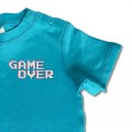 Baby Boys Gaming T Shirt - Game Over Embroidery