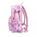 Girls Pink Backpack - 'Girl Power' print