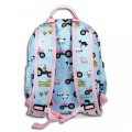 Girls Blue Tractor Backpack