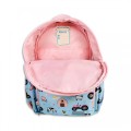 Girls Blue Tractor Backpack