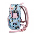 Girls Blue Tractor Backpack