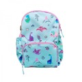 Girls Dinosaur Backpack - Back to School Set Seafoam