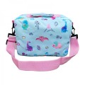 Girls Dinosaur Lunch Box - seafoam