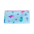 Girls Dinosaur Pencil Case - seafoam