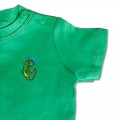 Baby Boys Dinosaur T-Shirt - Green Embroidery