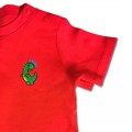 Baby Boys Dinosaur T-Shirt - Green Embroidery