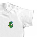 Baby Boys Dinosaur T-Shirt - Green Embroidery