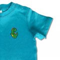 Baby Boys Dinosaur T-Shirt - Green Embroidery