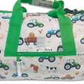 Playzeez Tractor Print Weekend Bag - Green