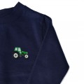 Boys Tractor Jumper - Green Embroidery