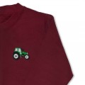 Boys Tractor Jumper - Green Embroidery