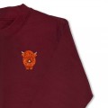 Kids Highland Cow Jumper - Tan Embroidery