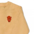 Kids Highland Cow Jumper - Tan Embroidery