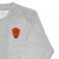 Kids Highland Cow Jumper - Tan Embroidery