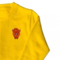 Kids Highland Cow Jumper - Tan Embroidery