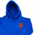 Organic Kids Highland Cow Hoodie - Tan Embroidery