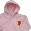 Organic Kids Highland Cow Hoodie - Tan Embroidery