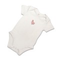 Organic Baby Body Suit - Chicken Embroidery No 1