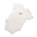 Organic Baby Body Suit - Chicken Embroidery No 2