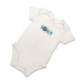 Organic Baby Body Suit - Goal Embroidery