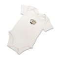 Organic Baby Body Suit - Sheep Embroidery No 6