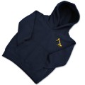 Organic Kids Digger Hoodie - Yellow Embroidery