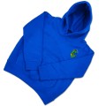 Organic Kids Dinosaur Hoodie - Green Embroidery