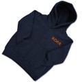 Organic Kids ROAR Hoodie - Orange Embroidery