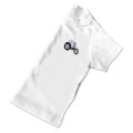 Baby Girls Organic Tractor T Shirt - Lilac Embroidery