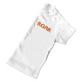 Baby Boys Organic ROAR T Shirt - Orange Embroidery